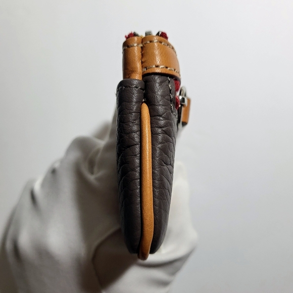 NWOT Dooney & Bourke Pebble Grain Card Case in Elephant - Picture 8 of 13